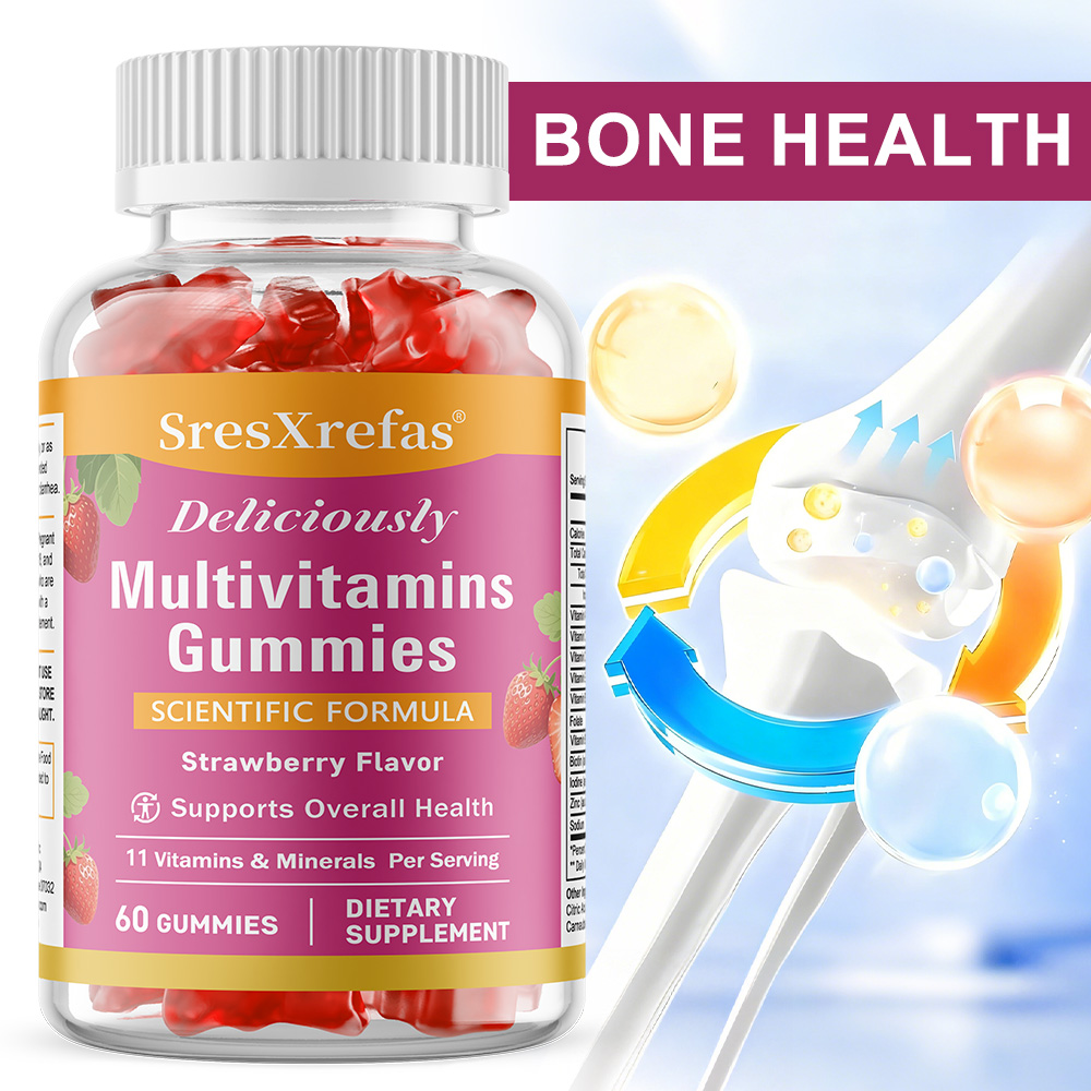 Multivitamin Gummy Adult - Caramelle Gommose Multivitaminiche, Formula 11-in-1 con