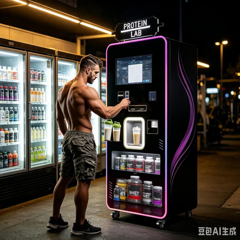 Nutrition Fitness Gym - Distributore Automatico di Frullati Proteici Personalizzato,