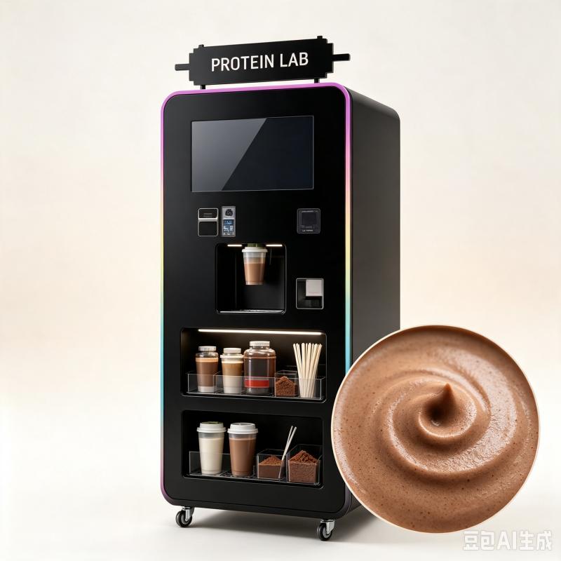 Nutrition Fitness Gym - Distributore Automatico Personalizzato di Frullati Proteici,