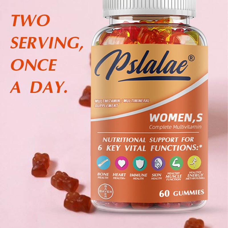 Multivitamin Gummy Adult - Caramelle gommose multivitaminiche da donna: energia,