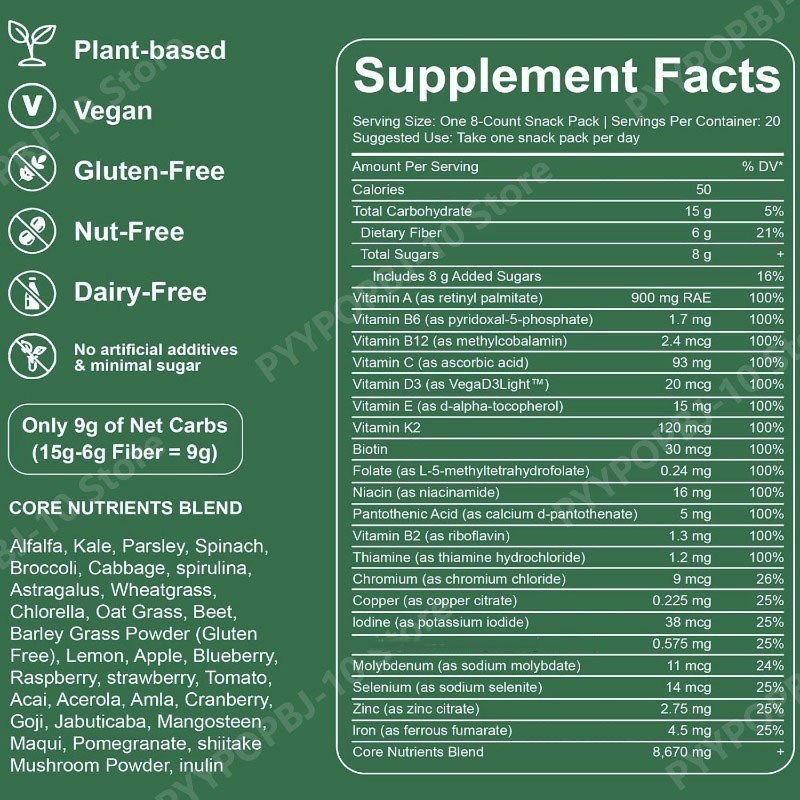 Greens Gummies Clorella e Spir - Multivitamin Gummy Adult recensione e prezzo